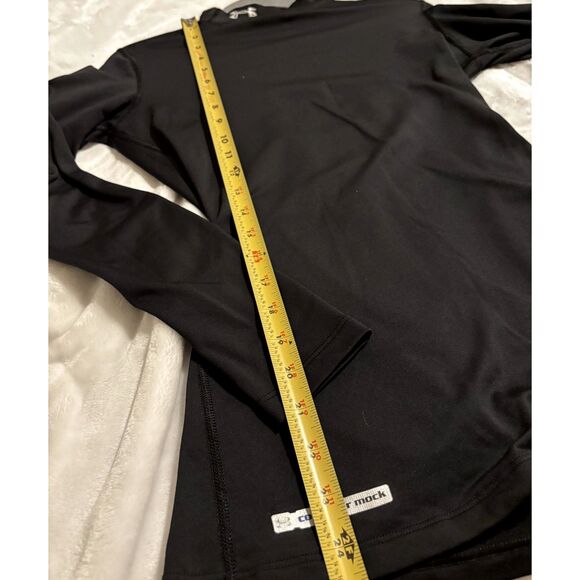 Under Armour ColdGear Womens S Fitted Mock Neck Long Sleeve Base Layer Black - Picture 5 of 5